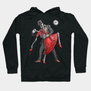 Dancing Goth Skeletons Hoodie